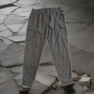 Leg3nd Performance Jogger Sweatpants Athletic Fit Men’s Large Gray Drawstring